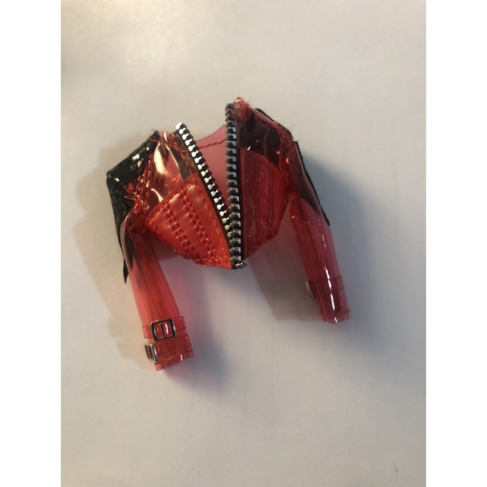 LOL Surprise Dolls OMG DOLL Clothing SPICY BABE‎ Jacket Red Black SPICE COAT Zip
